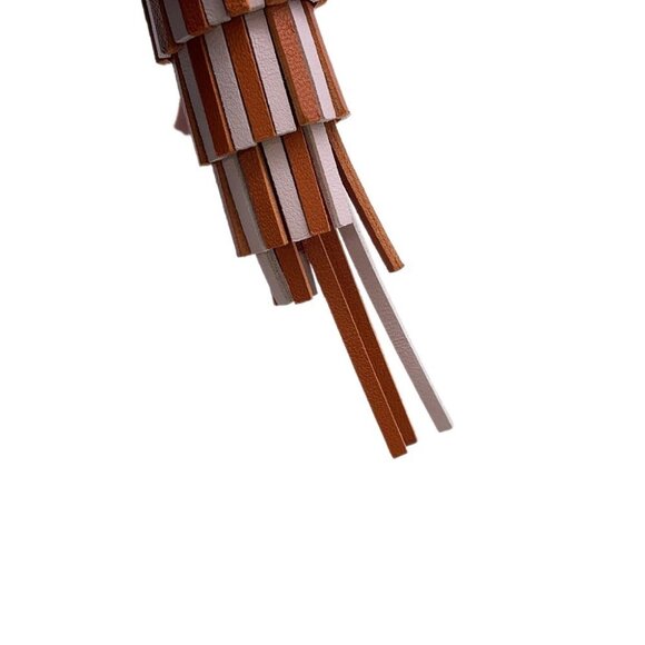 HERMES chouette Epsom/Lambskin/Swift Leather Pain de Epice/Mauve Pale/Sienne... - Picture 7 of 8